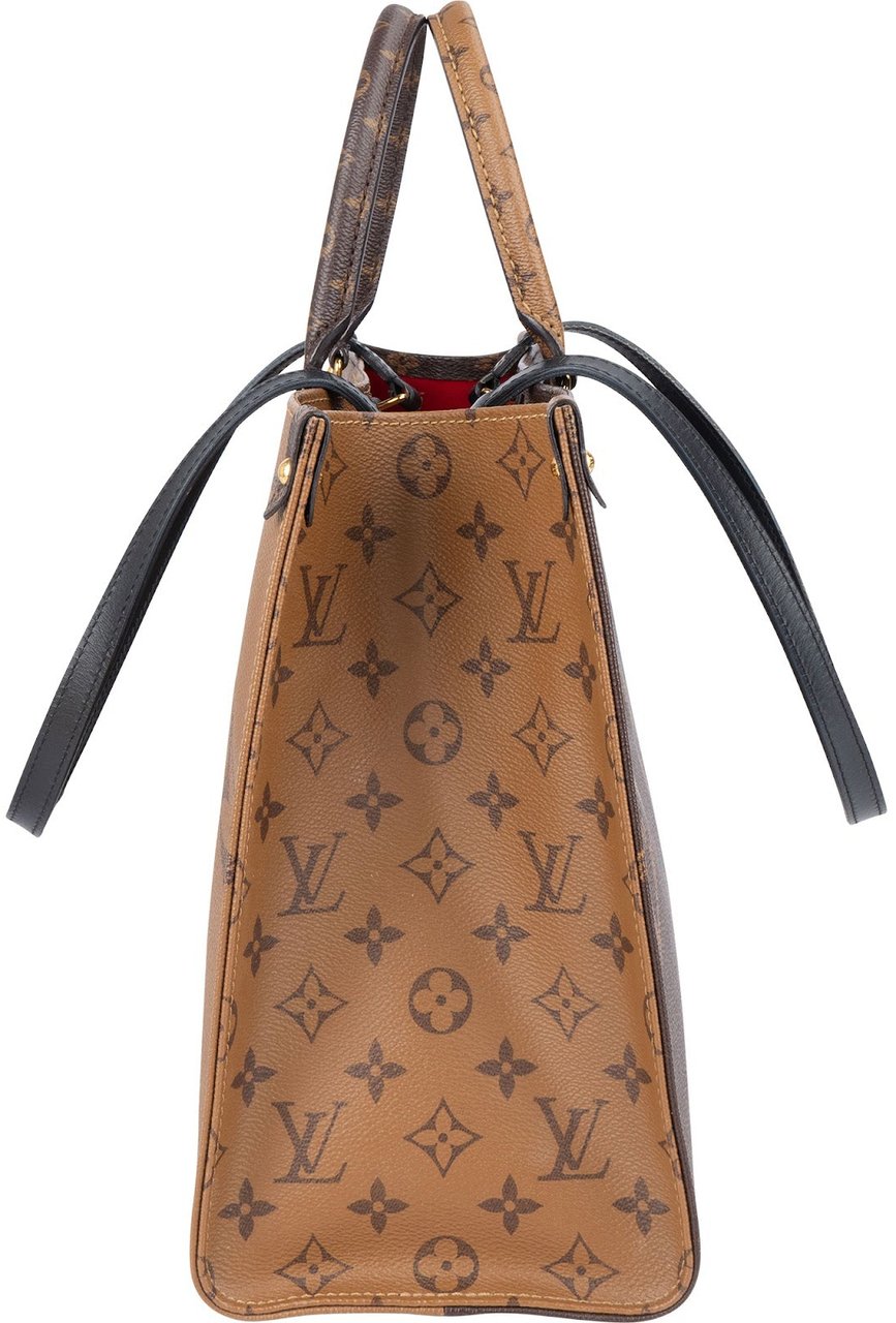 Louis Vuitton Monogram Canvas Giant On The Go MM Shoulder Bag Bruin