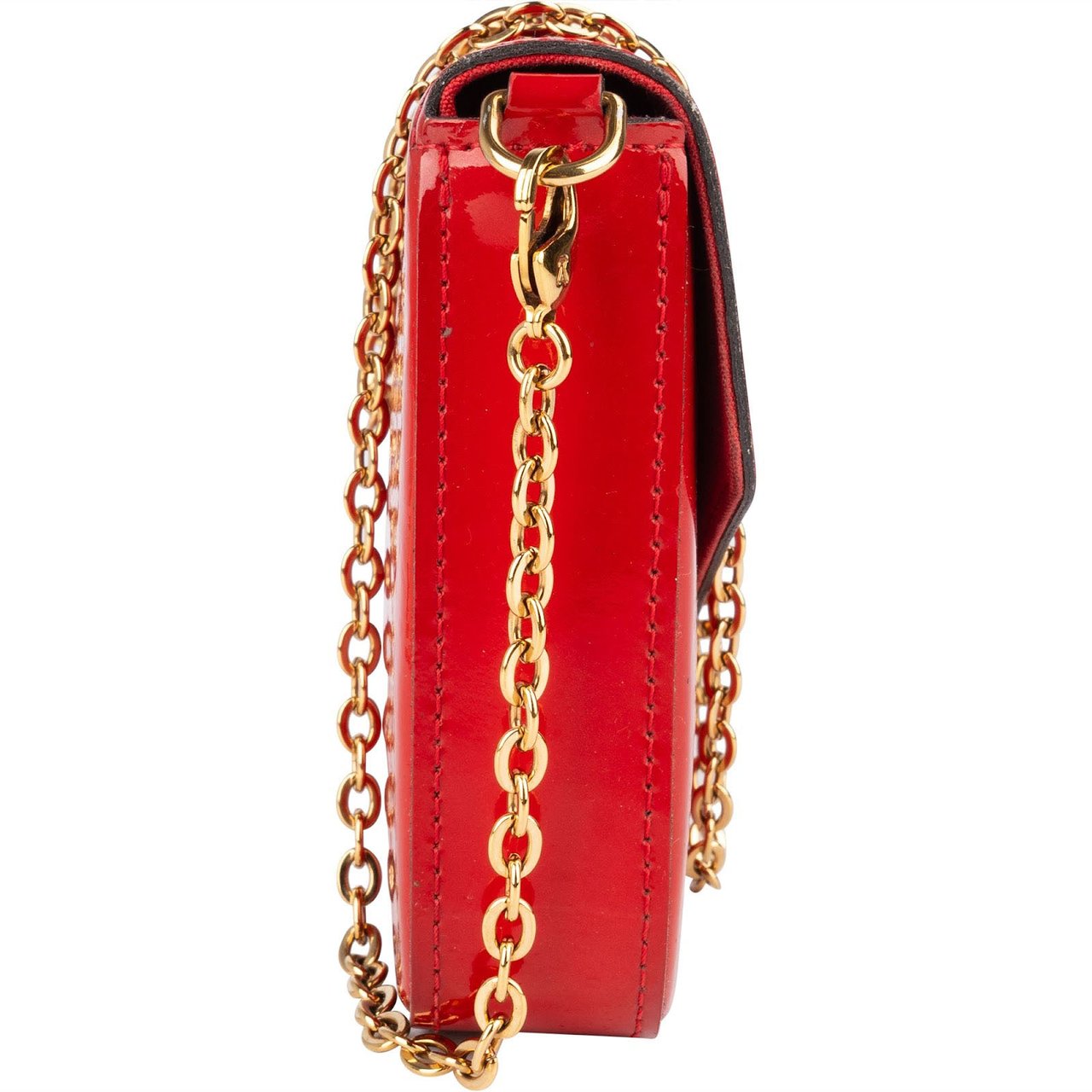 Louis Vuitton Louis Vuitton Monogram Vernis Pochette Félicie Crossbody Bag Rood