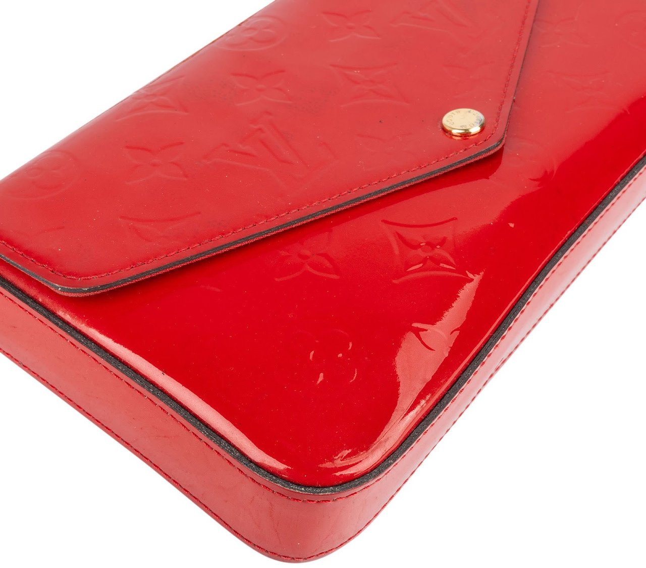 Louis Vuitton Louis Vuitton Monogram Vernis Pochette Félicie Crossbody Bag Rood