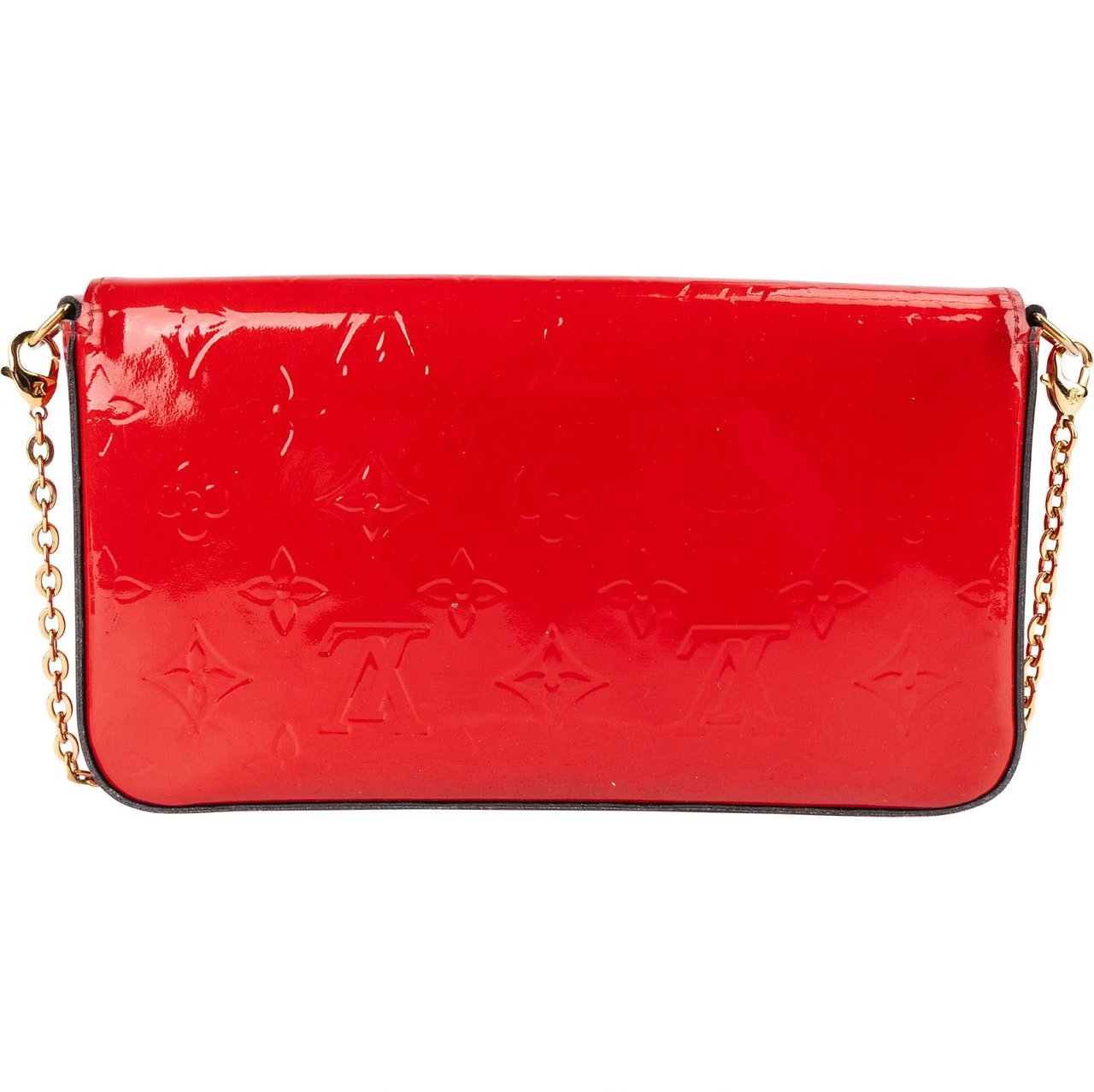 Louis Vuitton Louis Vuitton Monogram Vernis Pochette Félicie Crossbody Bag Rood