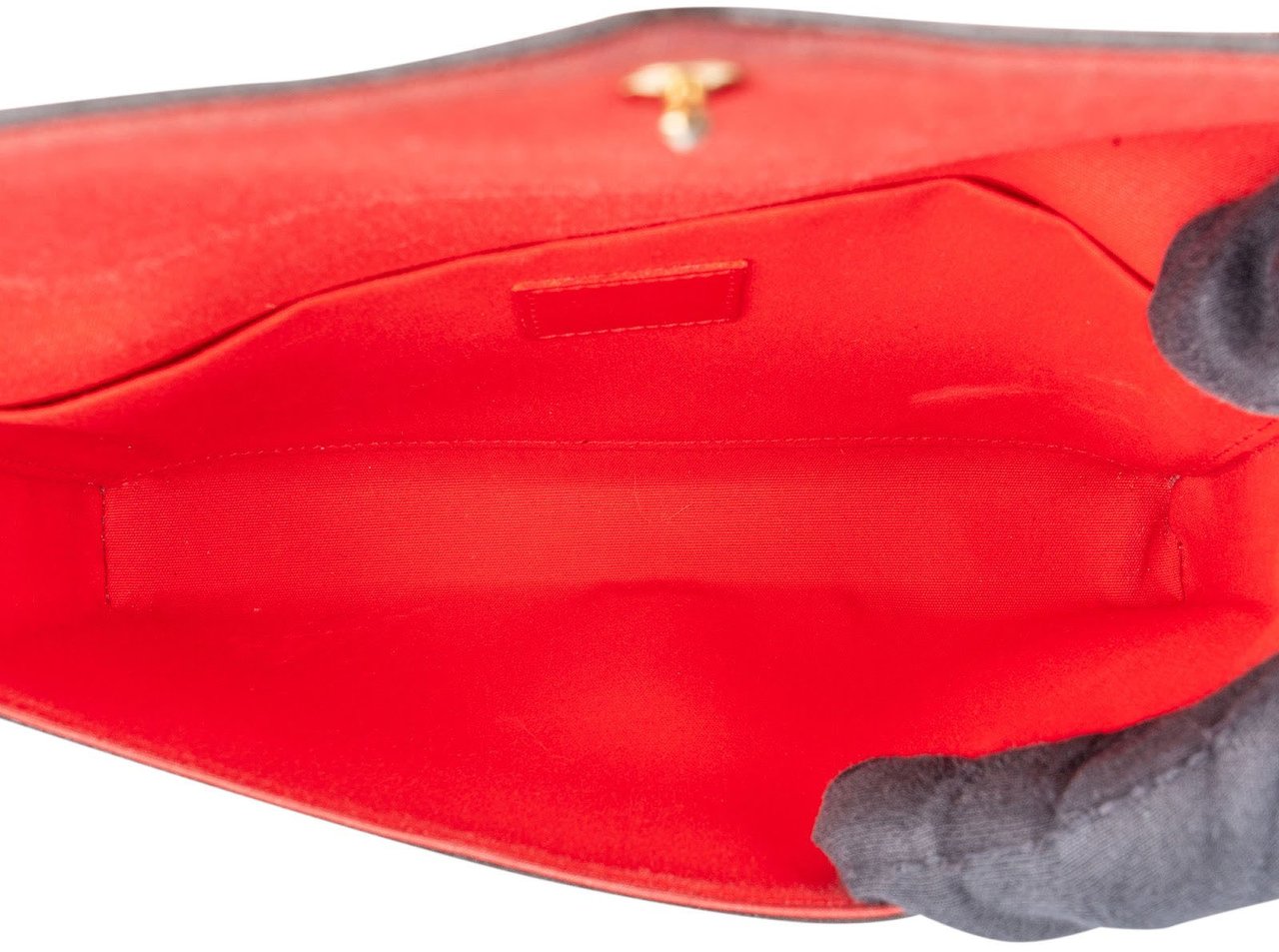 Louis Vuitton Louis Vuitton Monogram Vernis Pochette Félicie Crossbody Bag Rood