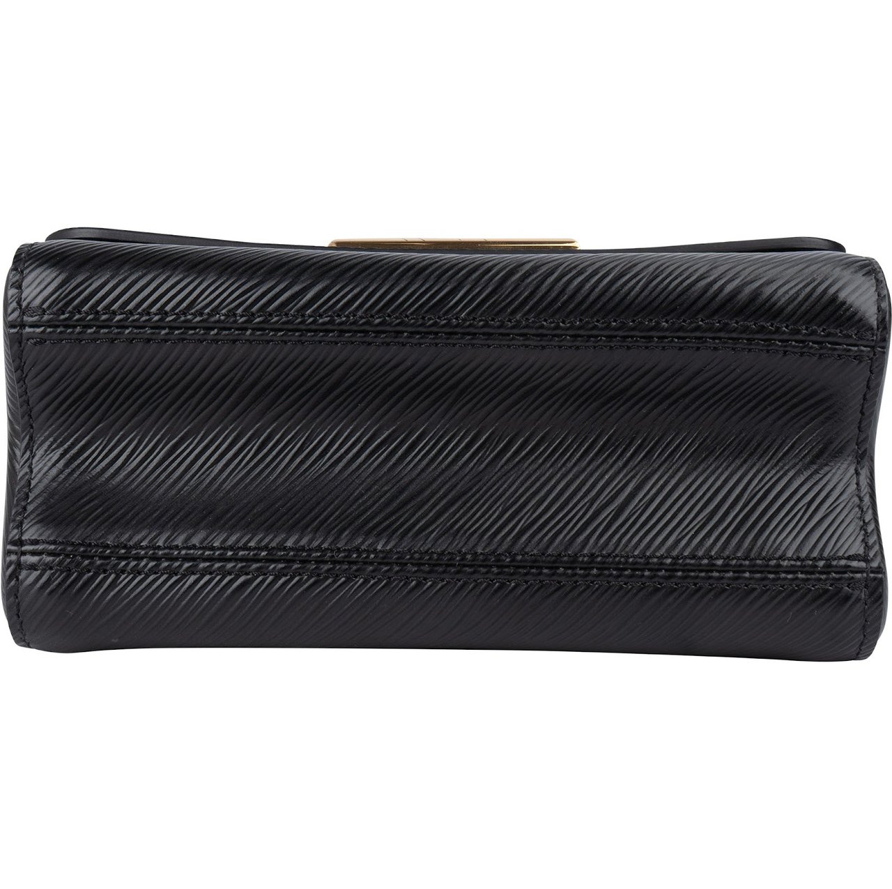 Louis Vuitton Noir Epi Leather Twist PM Crossbody Bag Zwart