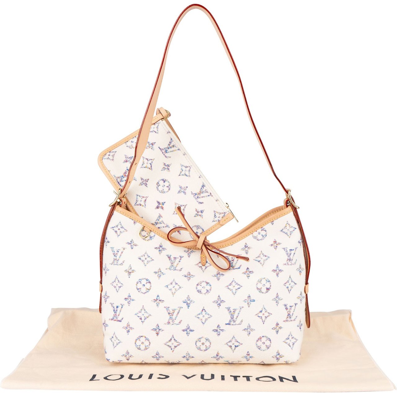 Louis Vuitton Louis Vuitton Jacquard Monogram Multicolor CarryAll PM Crossbody Bag Wit