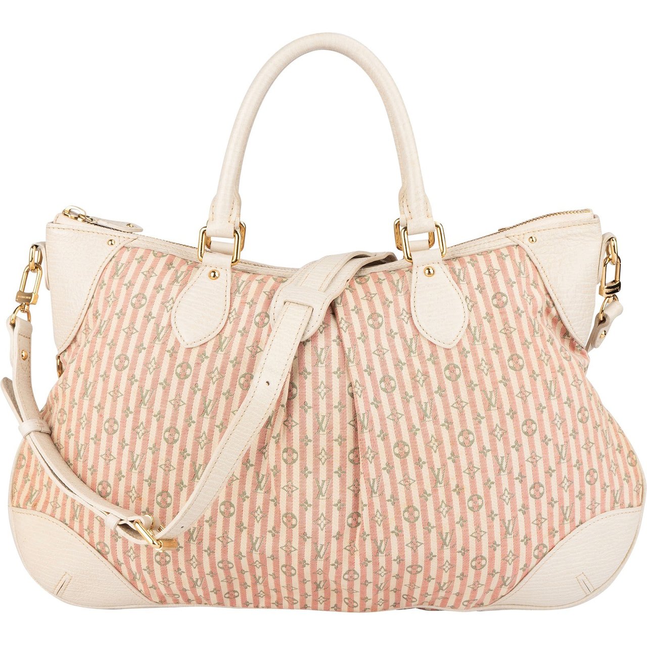 Louis Vuitton Louis Vuitton Monogram Mini Lin Croisette Marina Handbag Rood