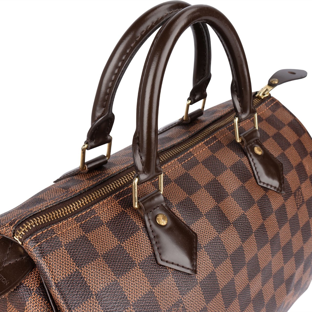 Louis Vuitton Louis Vuitton Monogram Damier Ebene Speedy 30 Handbag Bruin