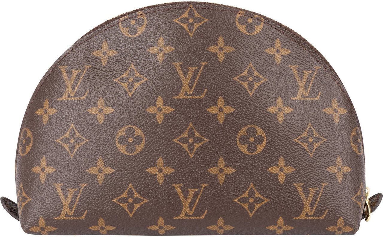 Louis Vuitton Louis Vuitton Monogram Canvas Trousse Demi Ronde Pouch Bruin