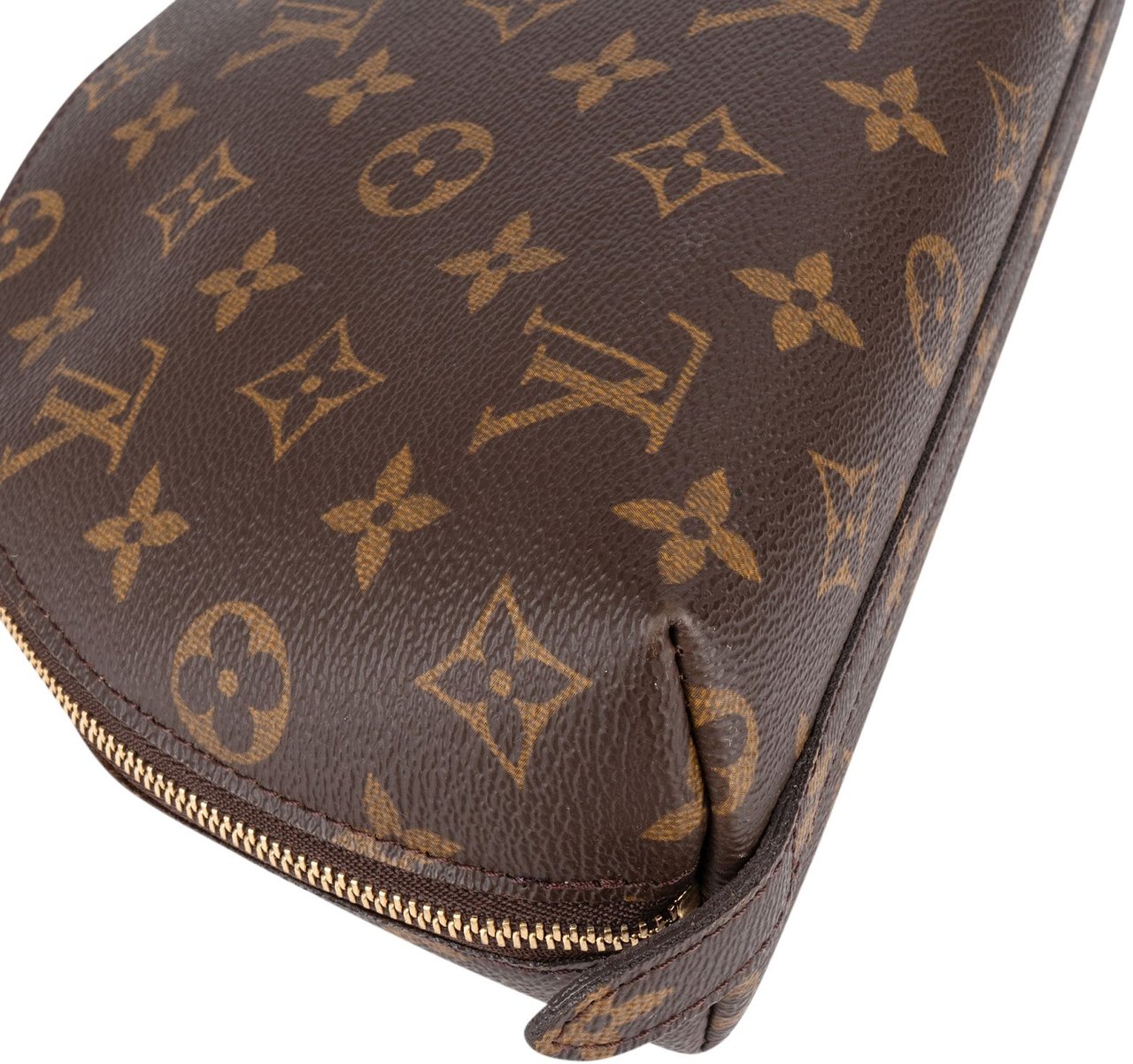 Louis Vuitton Louis Vuitton Monogram Canvas Trousse Demi Ronde Pouch Bruin