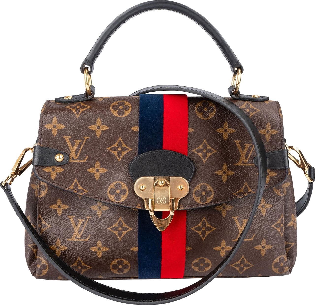 Louis Vuitton Monogram Canvas Georges BB Handbag Bruin