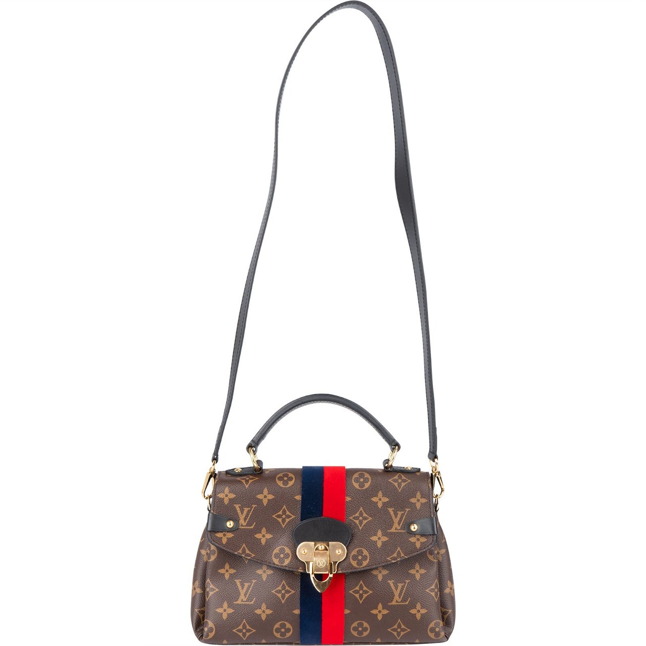 Louis Vuitton Monogram Canvas Georges BB Handbag Bruin