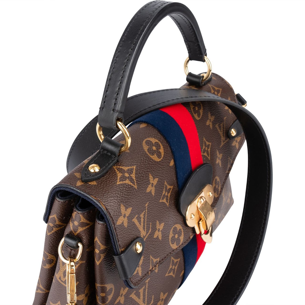 Louis Vuitton Monogram Canvas Georges BB Handbag Bruin
