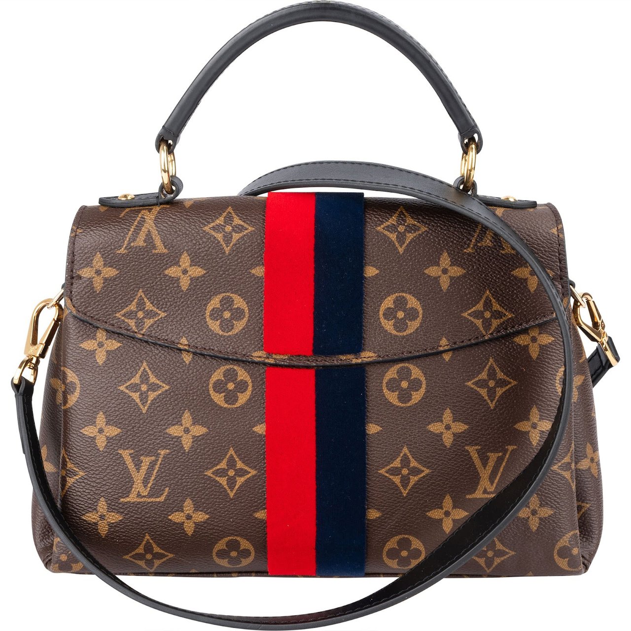 Louis Vuitton Monogram Canvas Georges BB Handbag Bruin