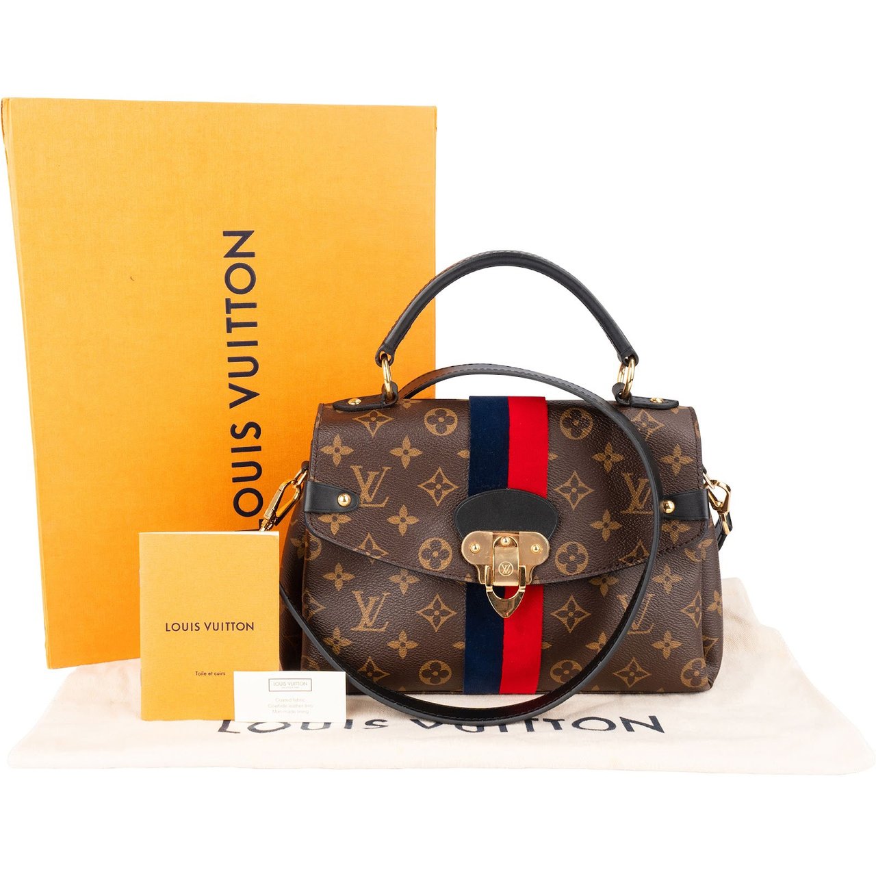 Louis Vuitton Monogram Canvas Georges BB Handbag Bruin