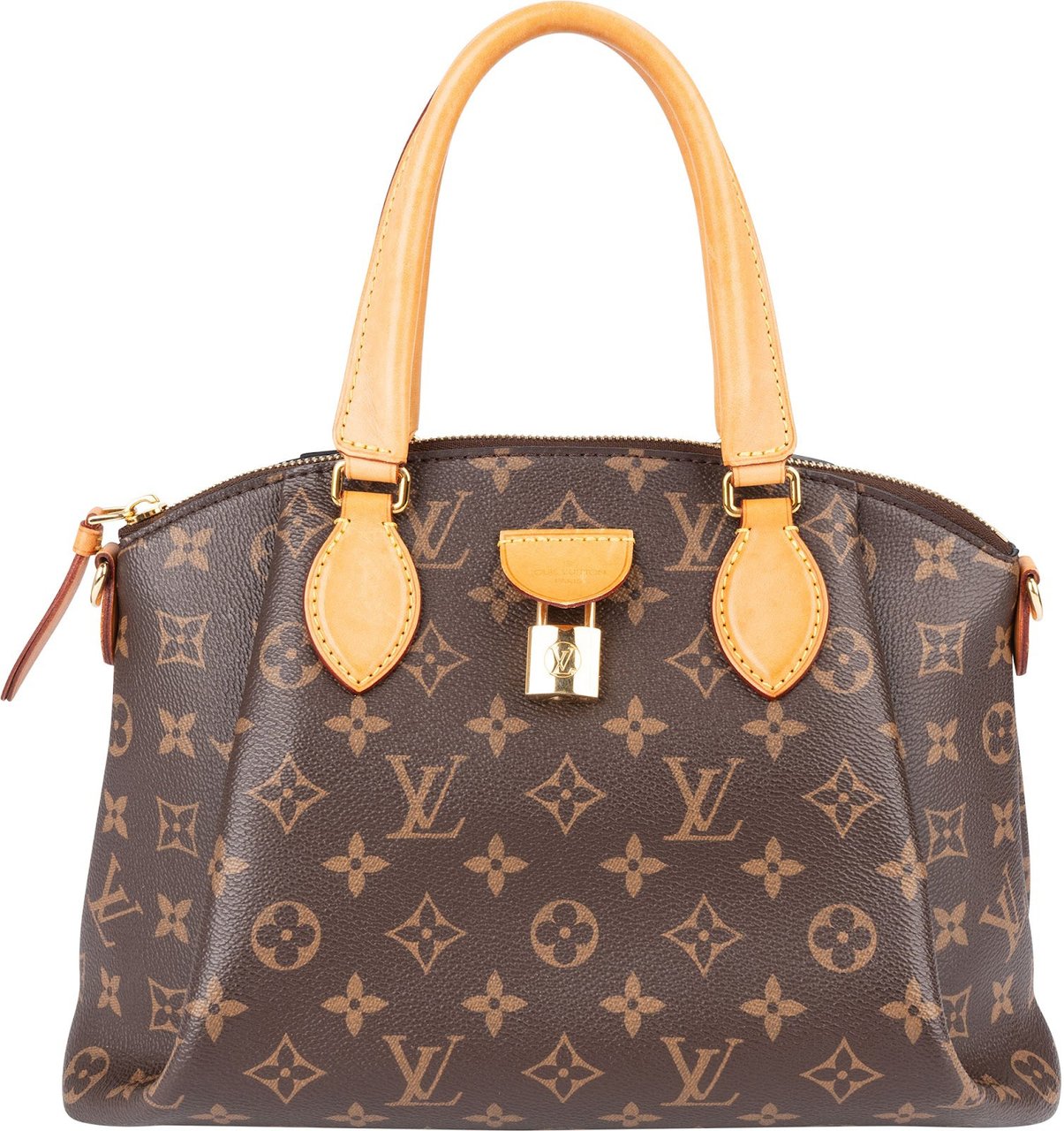 Louis Vuitton Monogram Canvas Lockit PM Handbag Bruin
