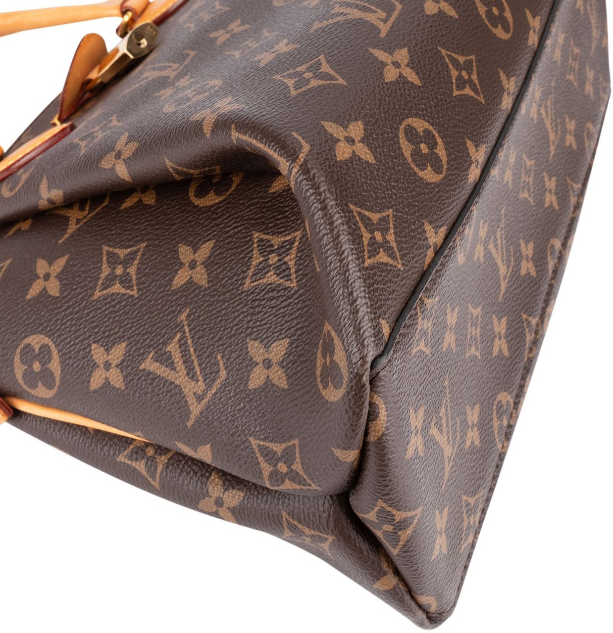 Louis Vuitton Monogram Canvas Lockit PM Handbag Bruin
