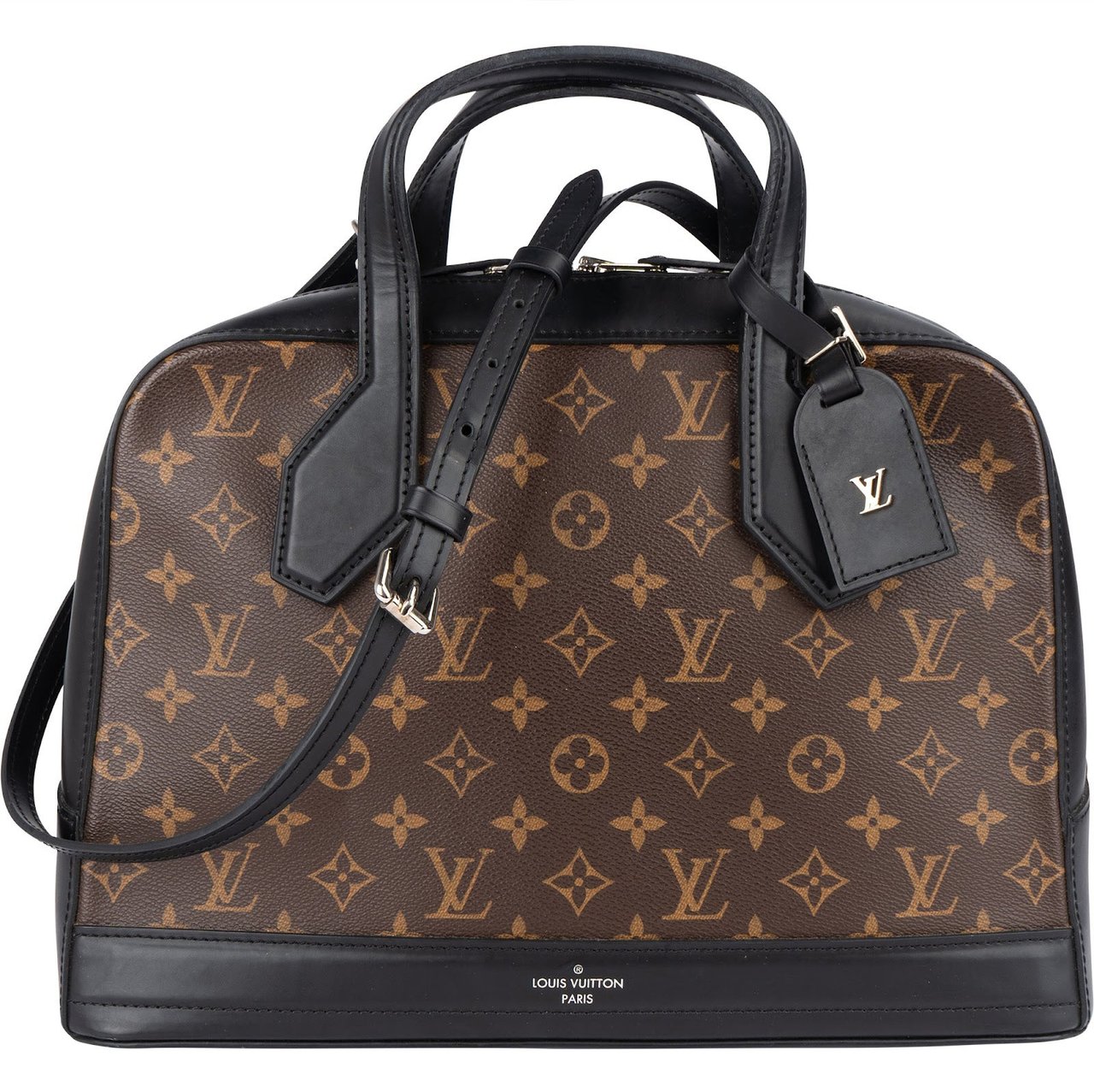Louis Vuitton Louis Vuitton Monogram Canvas Dora MM Handbag Bruin
