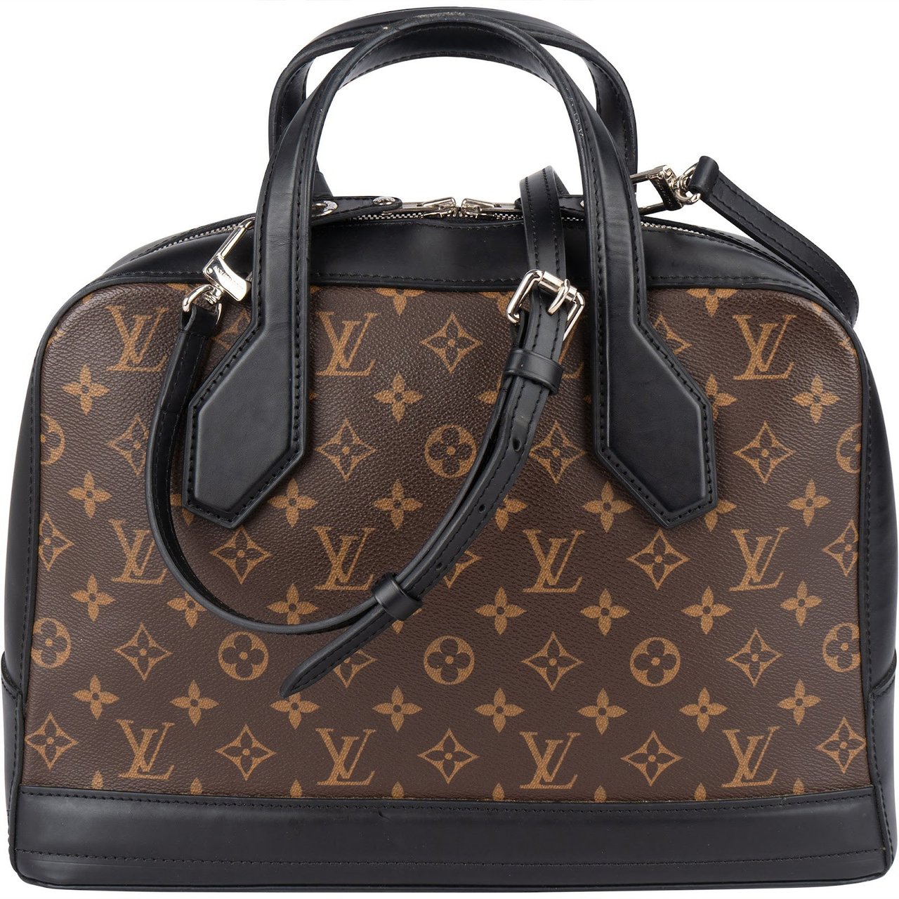 Louis Vuitton Louis Vuitton Monogram Canvas Dora MM Handbag Bruin