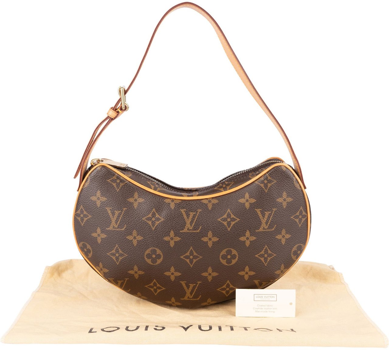 Louis Vuitton Louis Vuitton Monogram Canvas Croissant PM Handbag Bruin