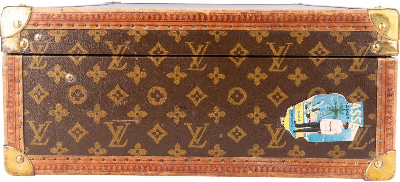 Louis Vuitton Louis Vuitton Canvas Monogram 1900s Suitcase Trunk 70 Divers