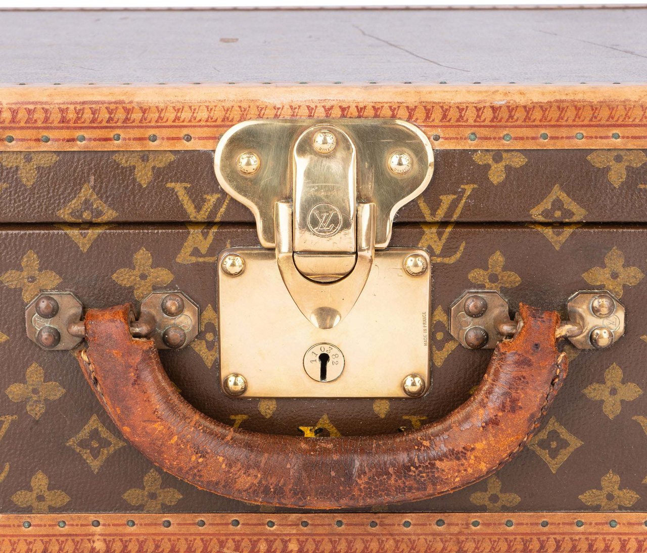 Louis Vuitton Louis Vuitton Canvas Monogram 1900s Suitcase Trunk 70 Divers