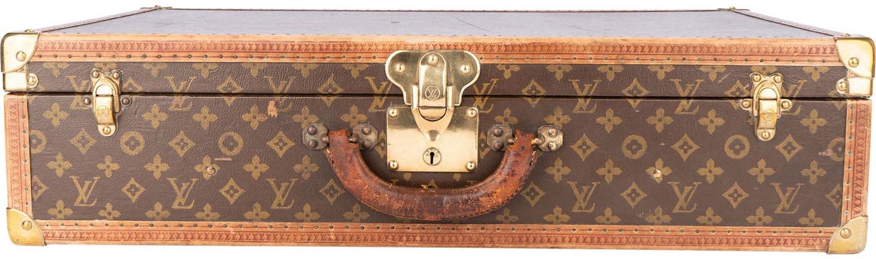 Louis Vuitton Louis Vuitton Canvas Monogram 1900s Suitcase Trunk 70 Divers