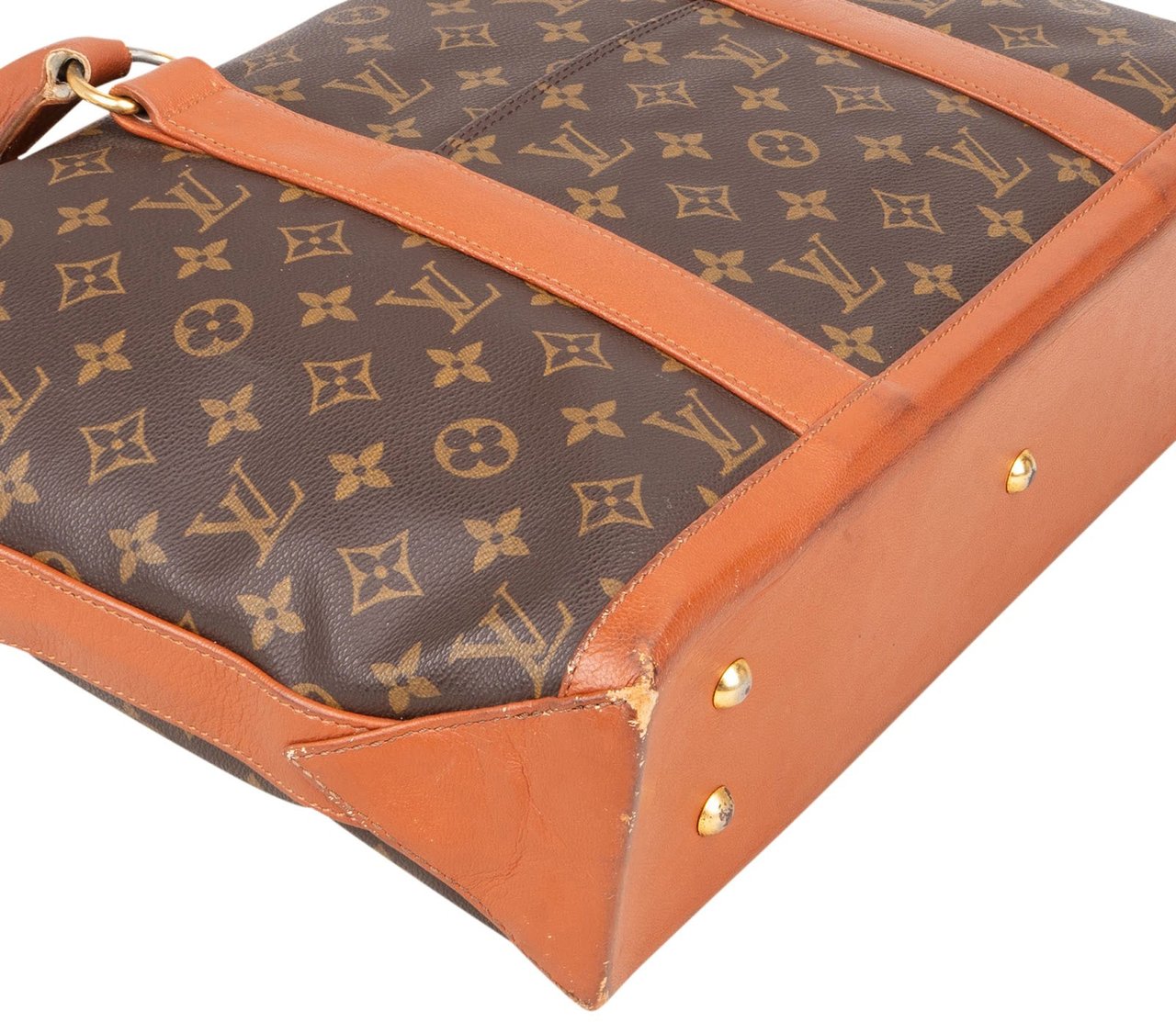 Louis Vuitton Louis Vuitton Monogram Canvas Sac Weekend Handbag Bruin