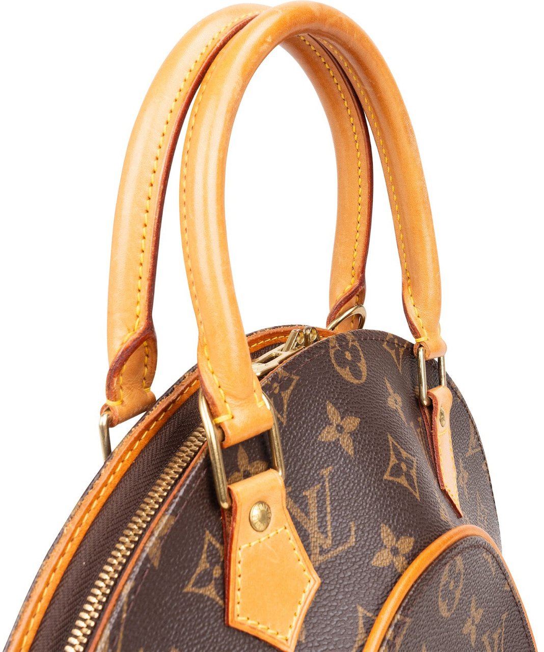 Louis Vuitton Louis Vuitton Monogram Canvas Ellipse PM Handbag Bruin