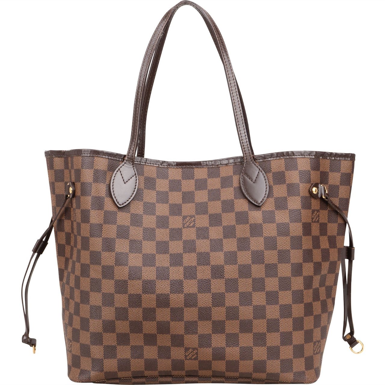 Louis Vuitton Louis Vuitton Monogram Damier Ebene Neverfull MM Shoulder Bag Bruin