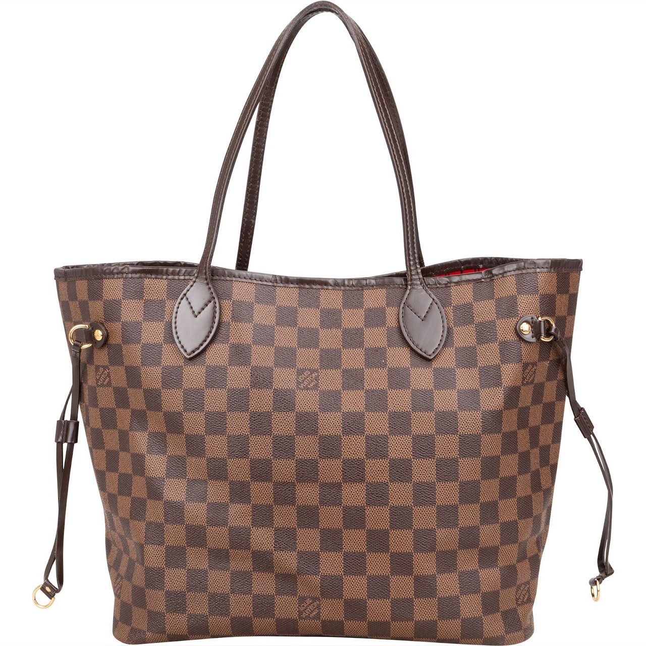Louis Vuitton Louis Vuitton Monogram Damier Ebene Neverfull MM Shoulder Bag Bruin