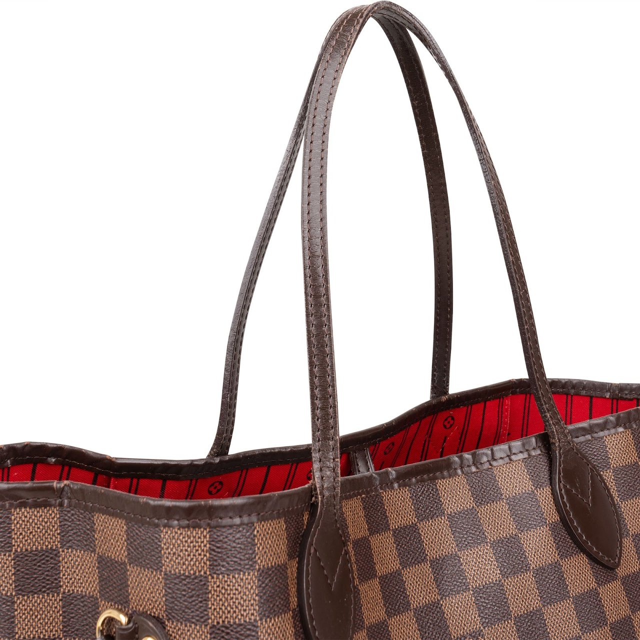 Louis Vuitton Louis Vuitton Monogram Damier Ebene Neverfull MM Shoulder Bag Bruin