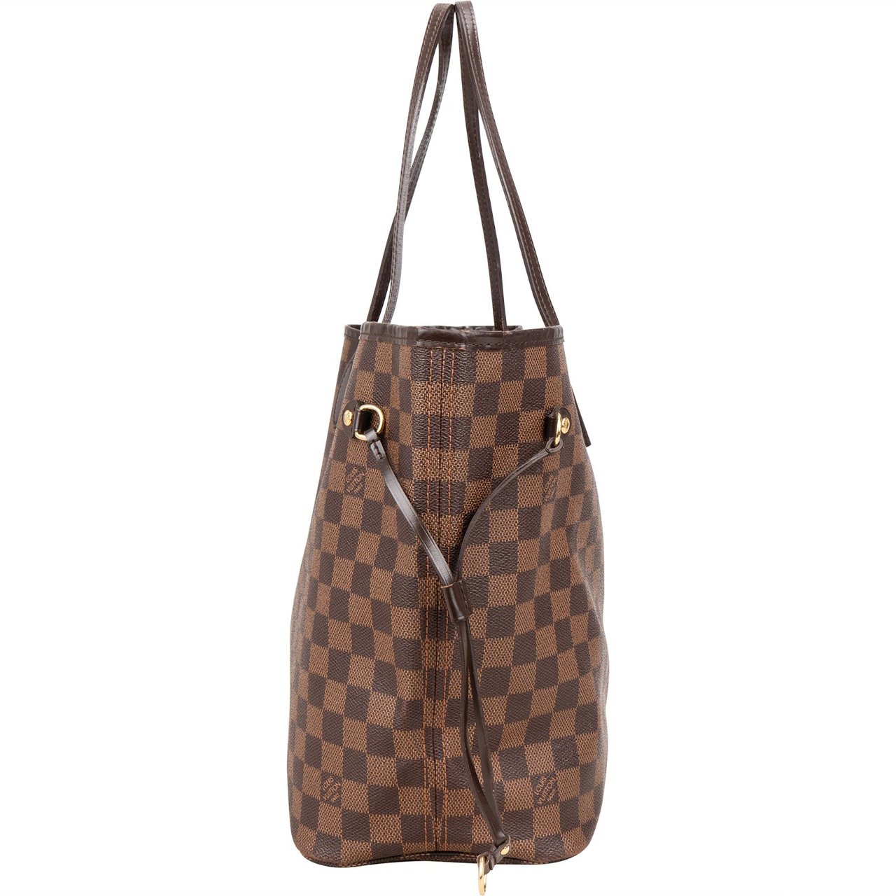 Louis Vuitton Louis Vuitton Monogram Damier Ebene Neverfull MM Shoulder Bag Bruin