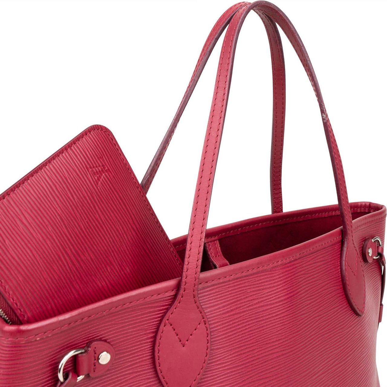 Louis Vuitton Fuchsia Epi Leather Neverfull PM Shoulder Bag Divers