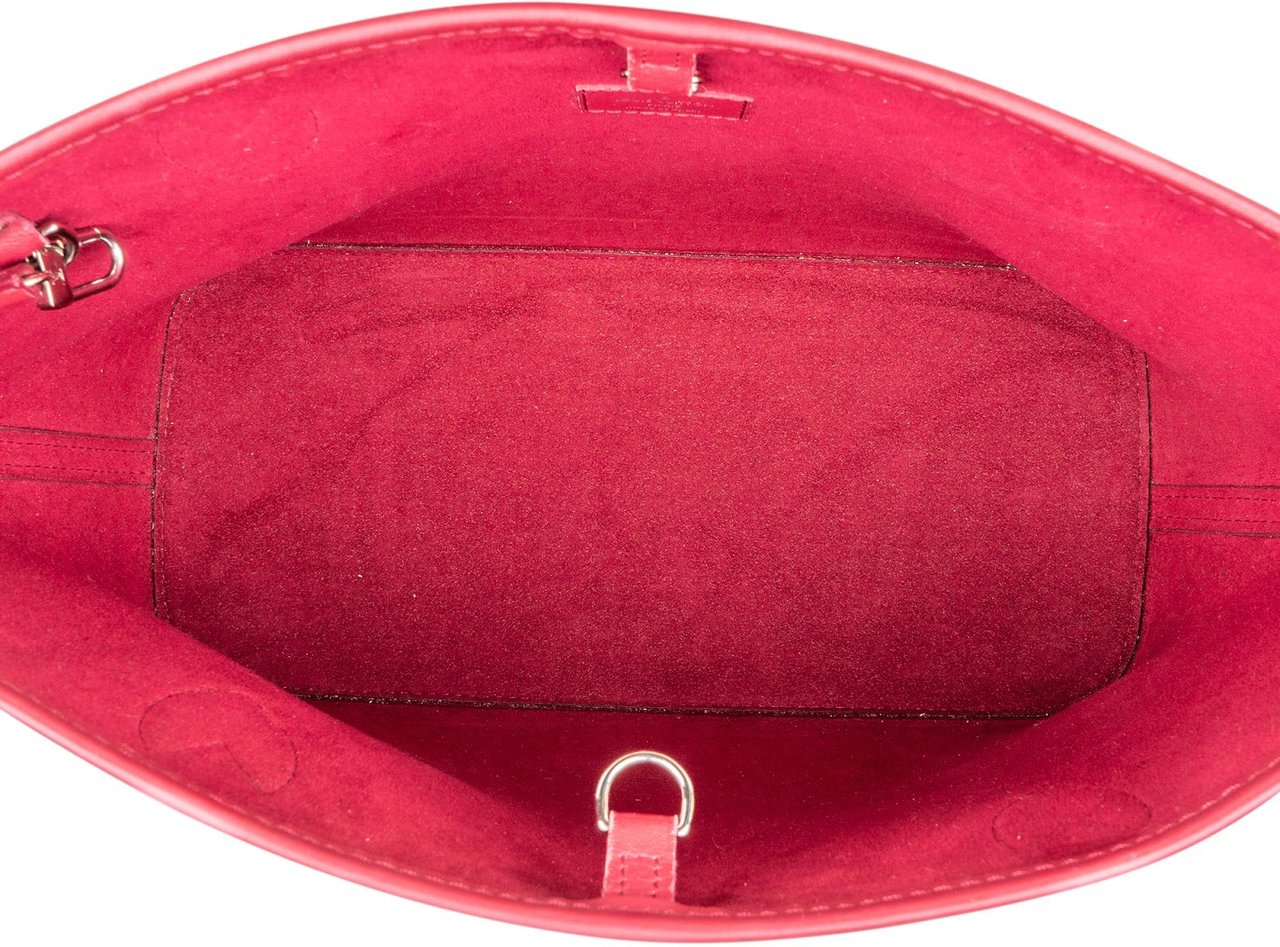 Louis Vuitton Louis Vuitton Fuchsia Epi Leather Neverfull PM Shoulder Bag Rood