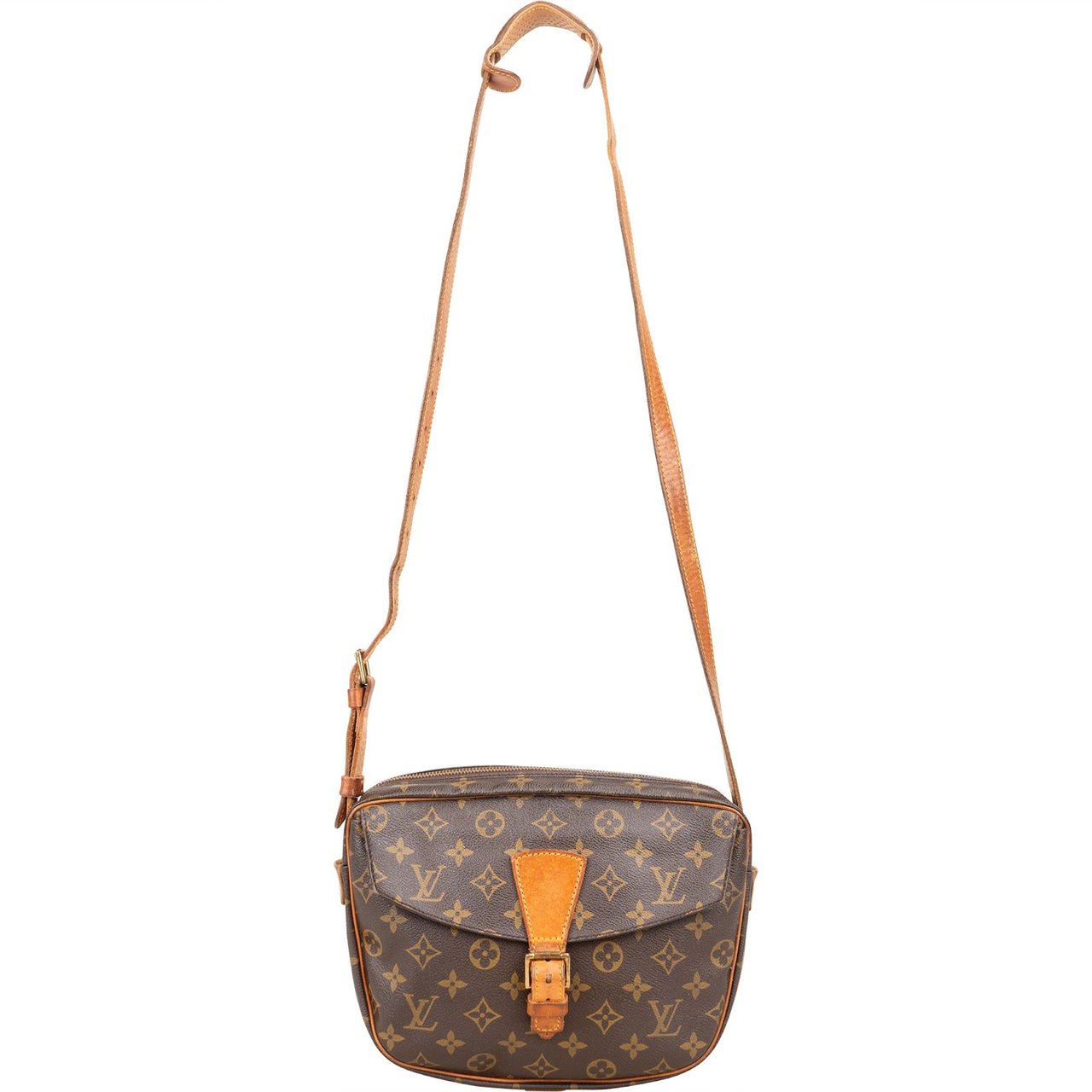 Louis Vuitton Louis Vuitton Monogram Canvas Jeune Fille GM Crossbody Bag Bruin