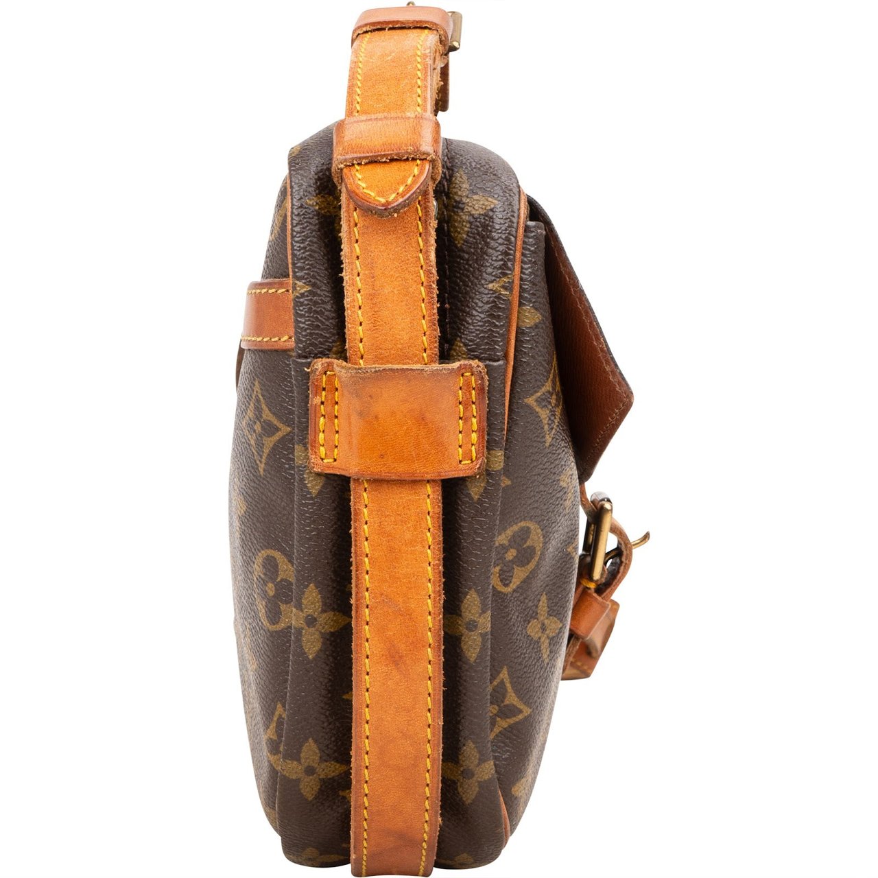Louis Vuitton Louis Vuitton Monogram Canvas Jeune Fille GM Crossbody Bag Bruin