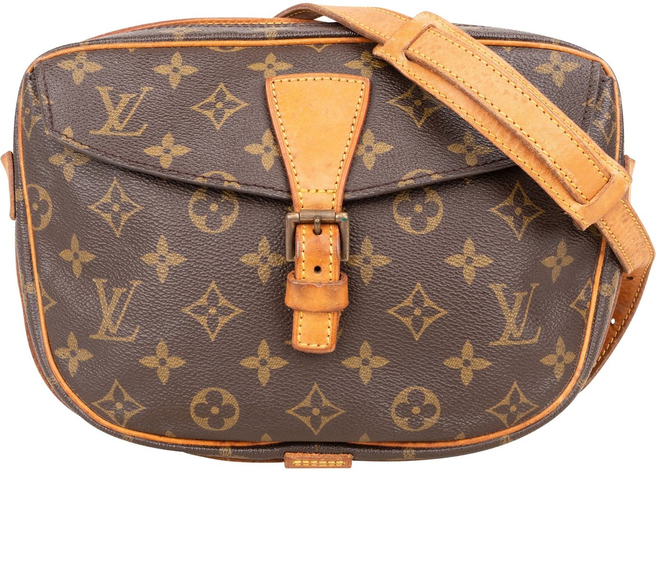 Louis Vuitton Louis Vuitton Monogram Canvas Jeune Fille MM Crossbody Bag Bruin