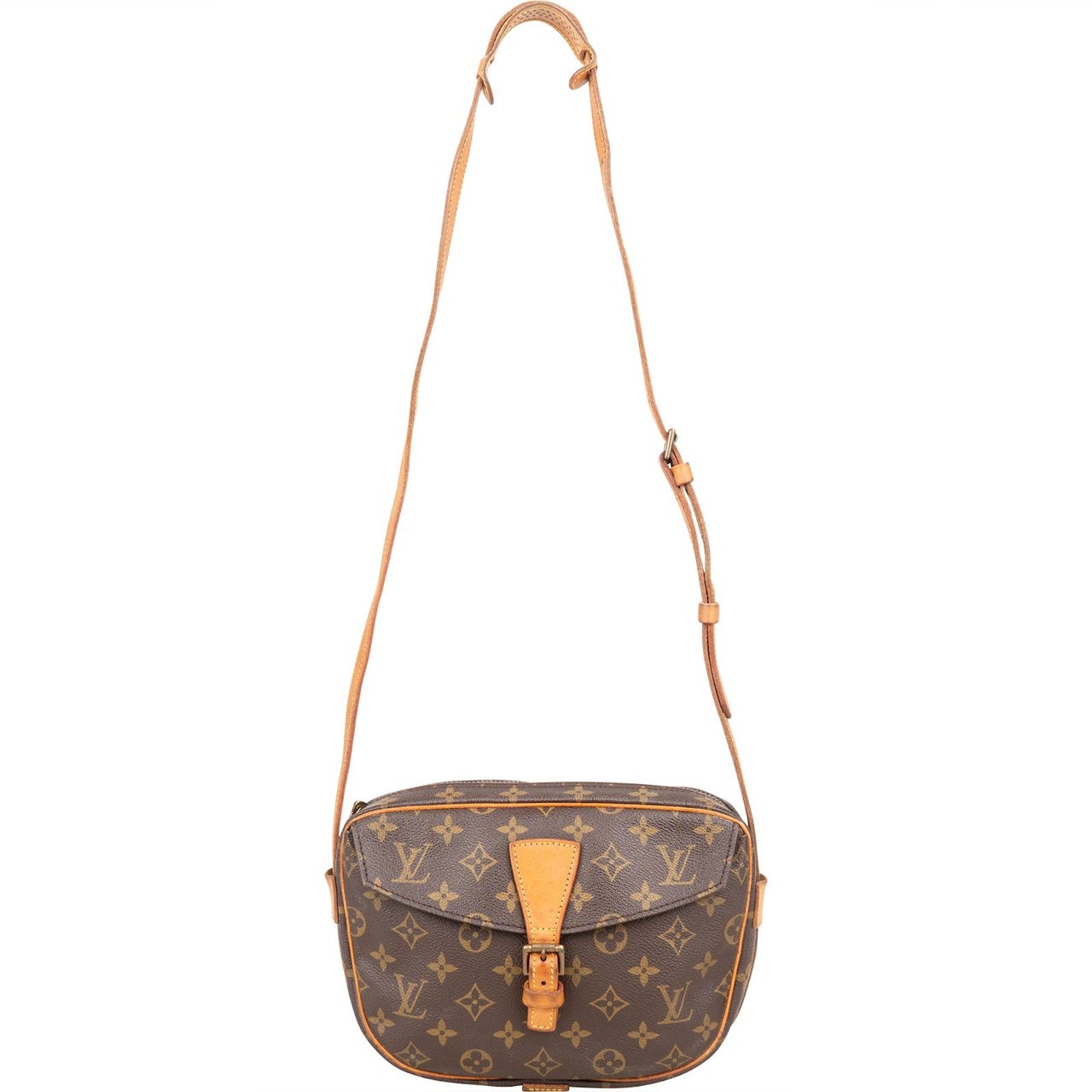 Louis Vuitton Louis Vuitton Monogram Canvas Jeune Fille MM Crossbody Bag Bruin
