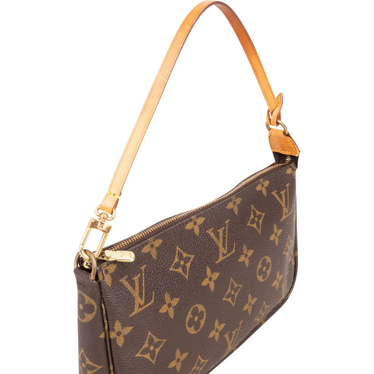 Louis Vuitton Louis Vuitton Monogram Canvas Pochette Accessoires Handbag Bruin