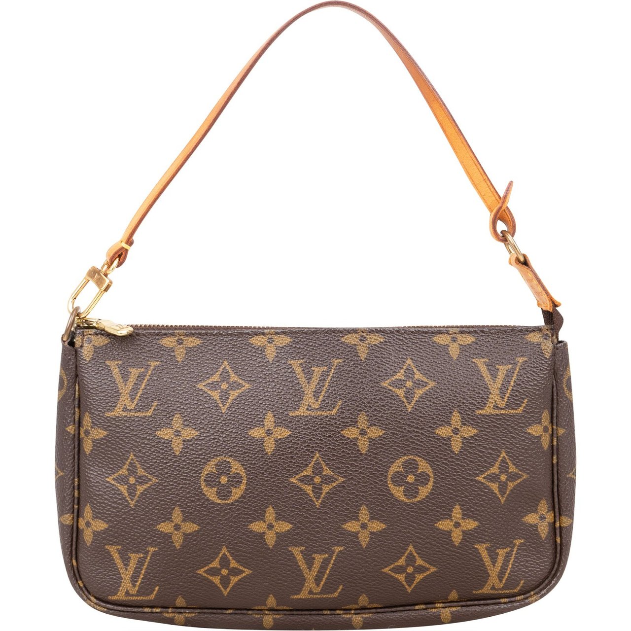 Louis Vuitton Louis Vuitton Monogram Canvas Pochette Accessoires Handbag Bruin