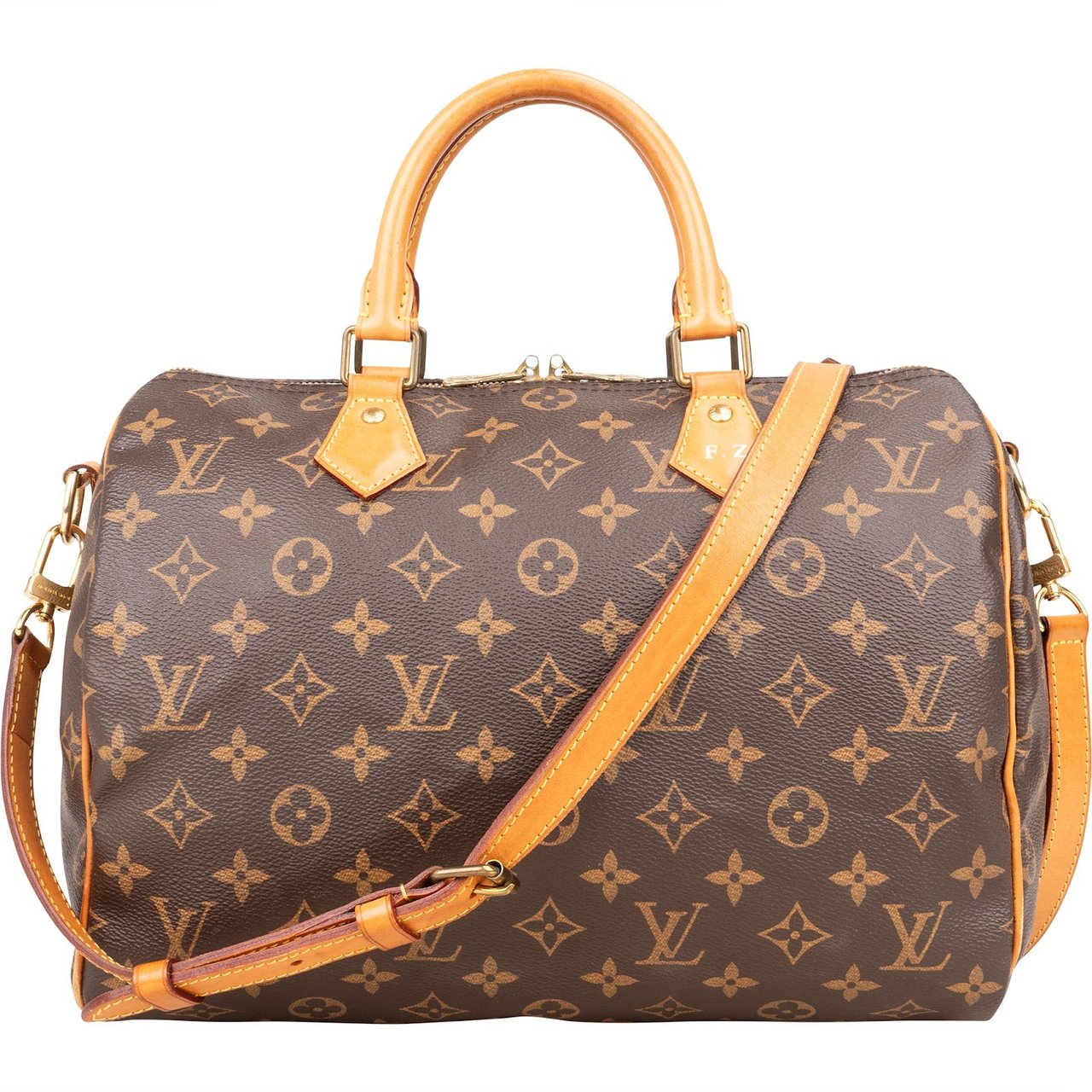 Louis Vuitton Louis Vuitton Monogram Canvas Speedy 30 Bandoulière Handbag Bruin