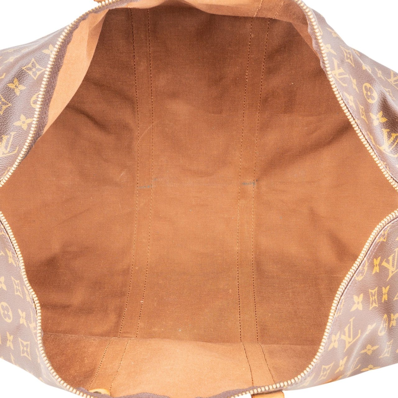 Louis Vuitton Louis Vuitton Monogram Canvas Keepall 55 Bandoulière Travel Bag Bruin