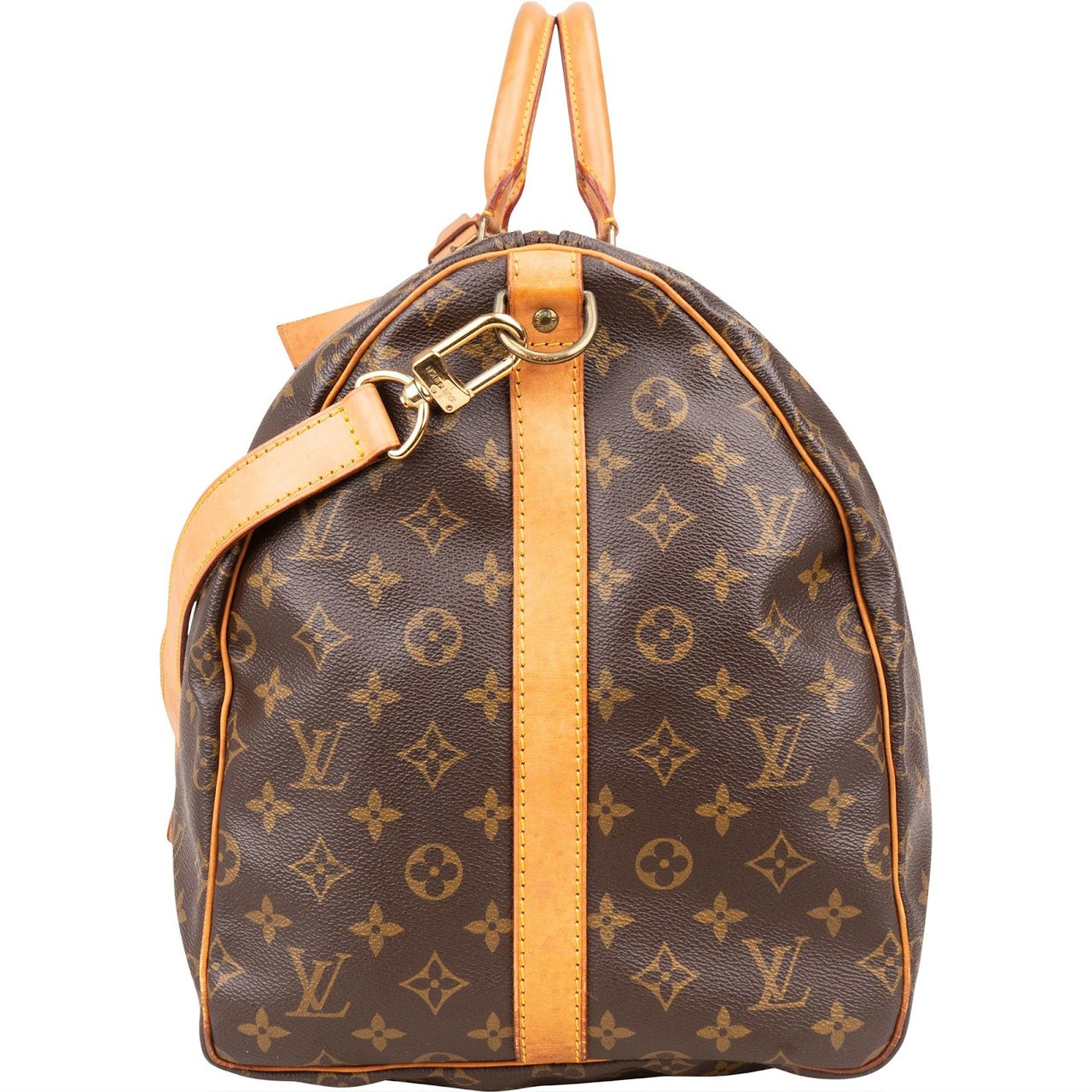 Louis Vuitton Louis Vuitton Monogram Canvas Keepall 55 Bandoulière Travel Bag Bruin