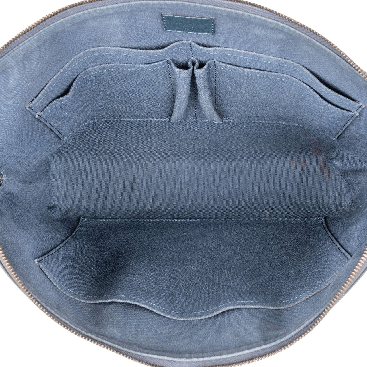 Louis Vuitton Louis Vuitton Monogram Damier Infini Leather Porte-Documents Voyage Handbag Navy