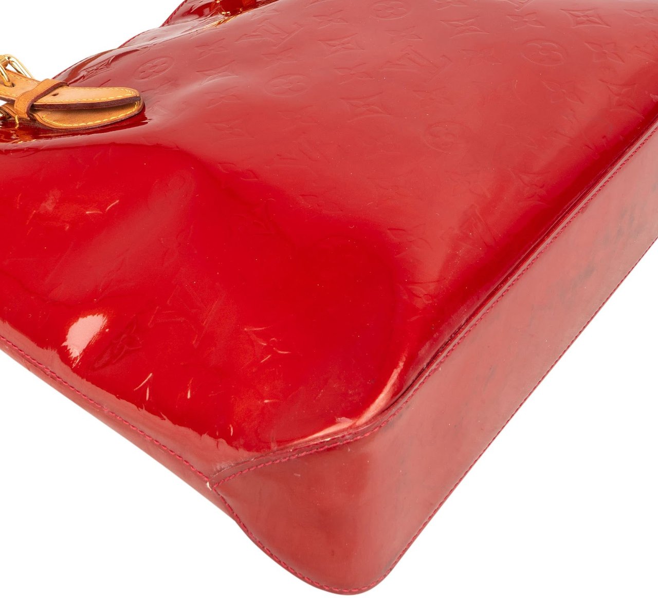 Louis Vuitton Monogram Vernis Leather Brentwood Shoulder Bag Rood