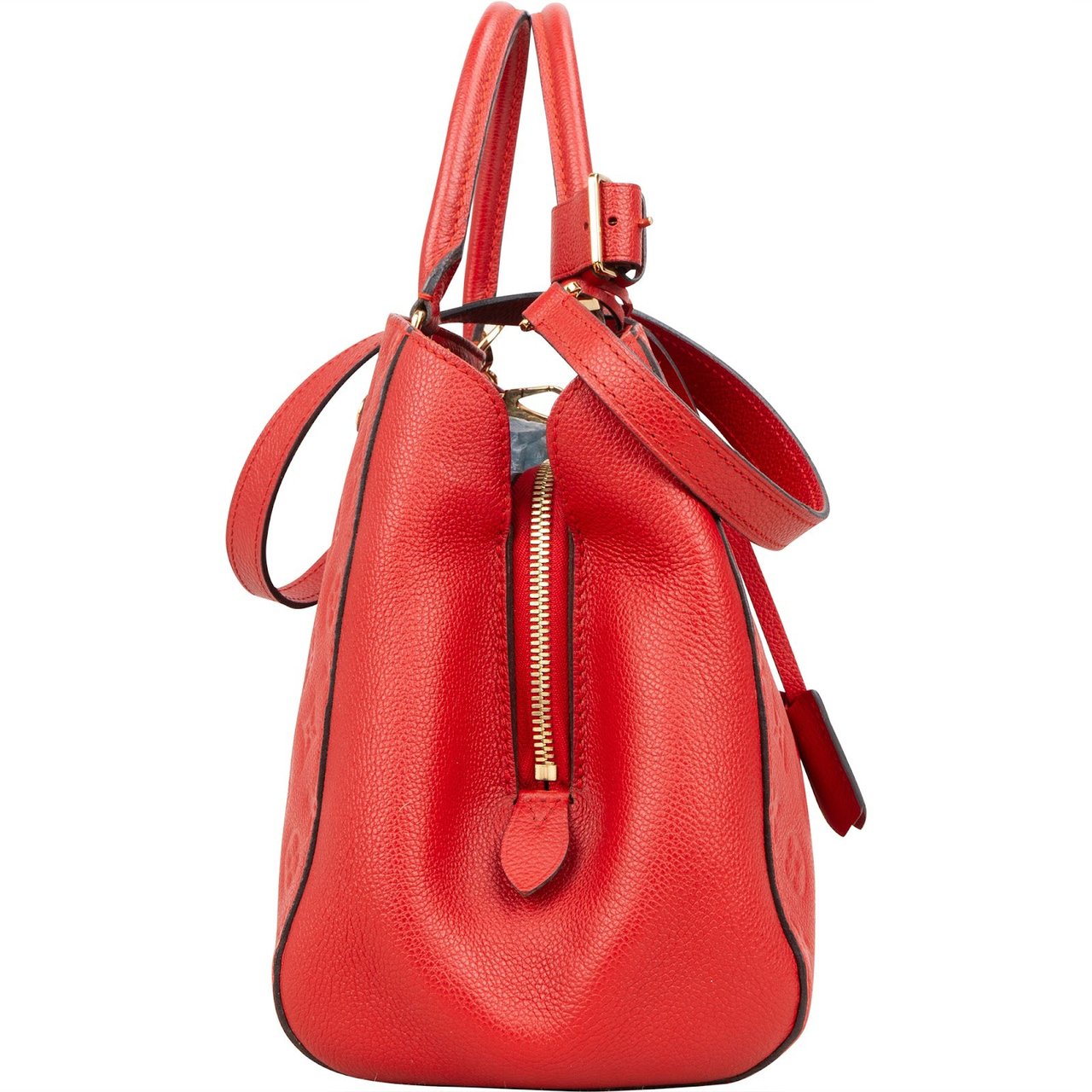 Louis Vuitton Louis Vuitton Monogram Empreinte Leather Montaigne MM Handbag Rood