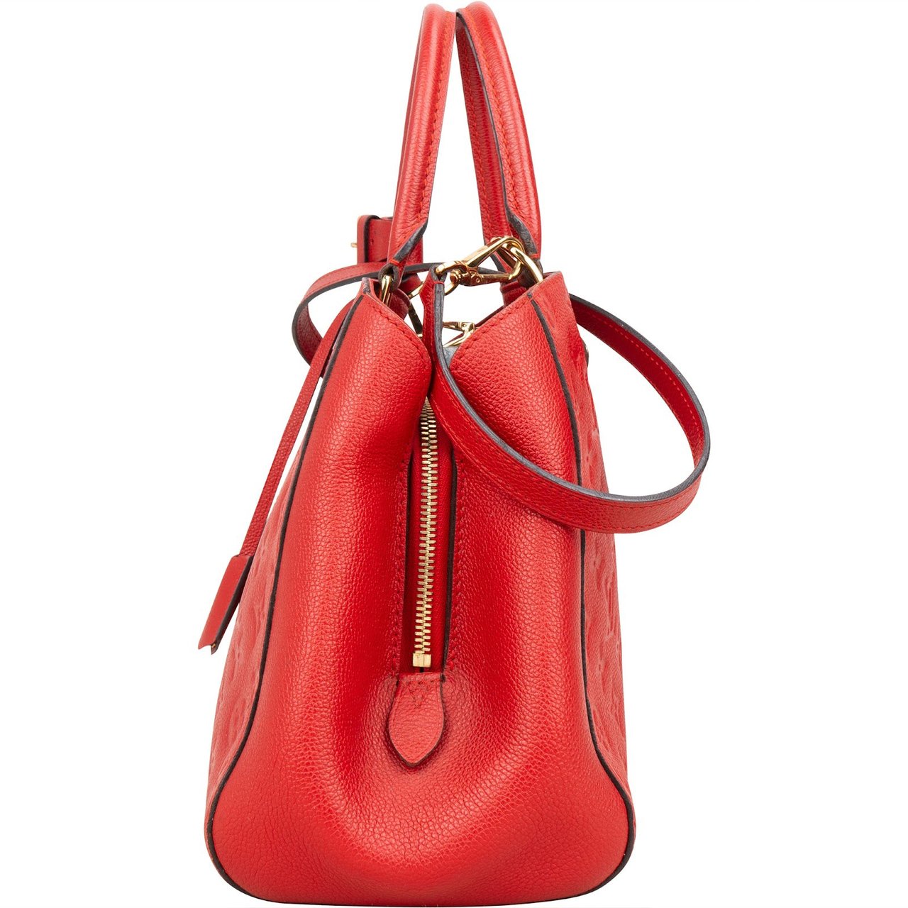 Louis Vuitton Louis Vuitton Monogram Empreinte Leather Montaigne MM Handbag Rood