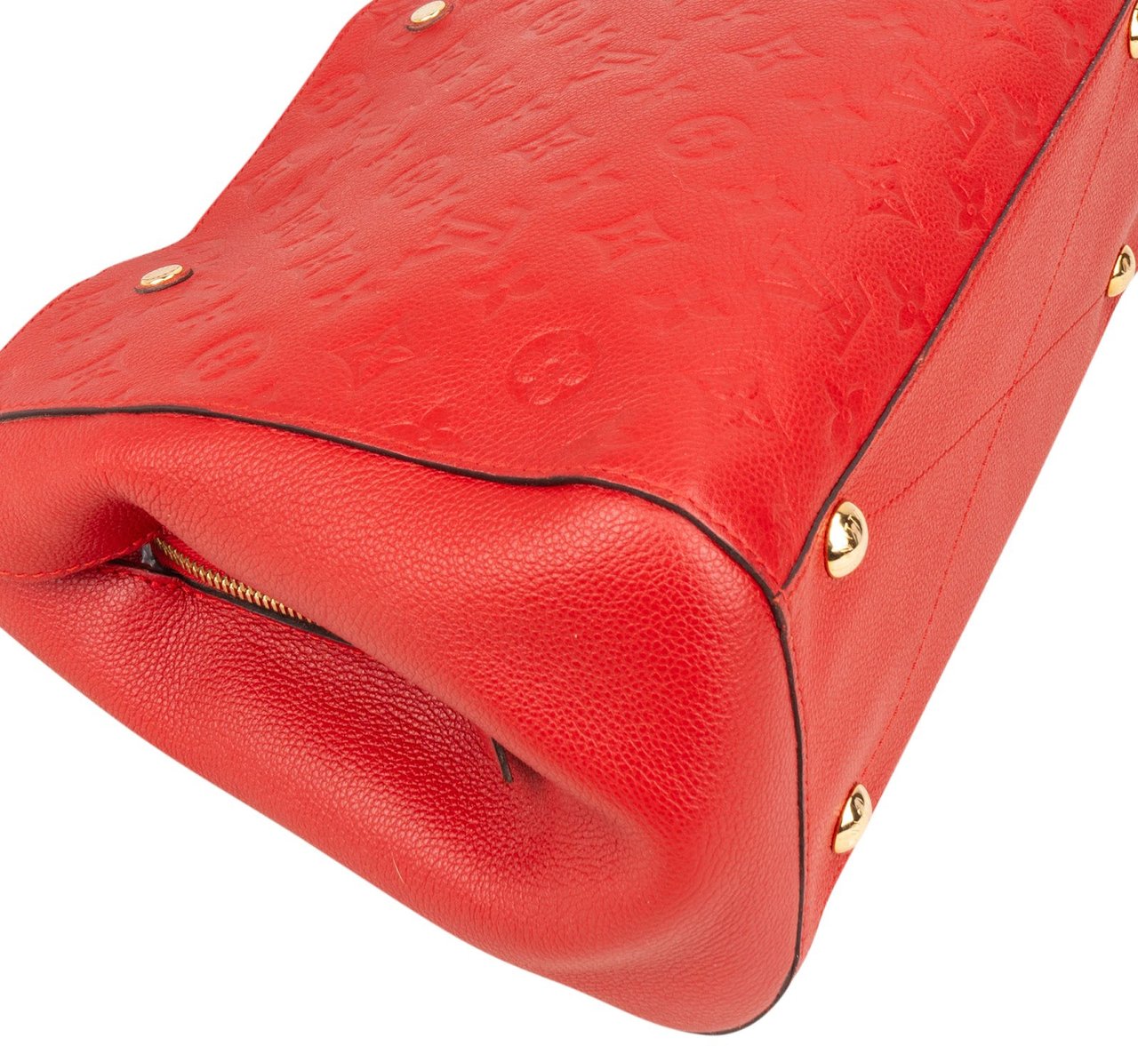 Louis Vuitton Louis Vuitton Monogram Empreinte Leather Montaigne MM Handbag Rood