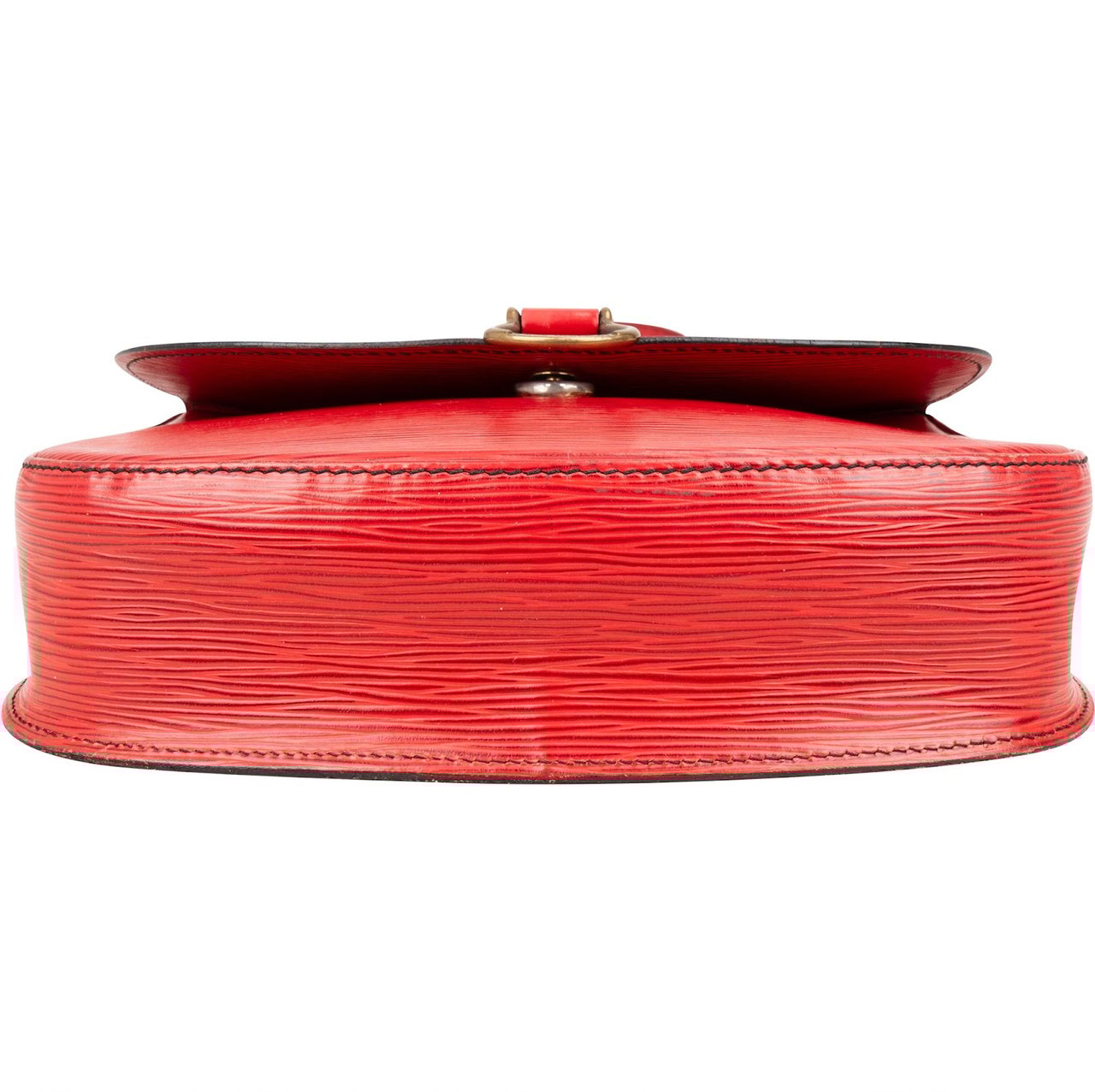 Louis Vuitton Louis Vuitton Red Epi Leather Saint Cloud GM Crossbody Bag Rood