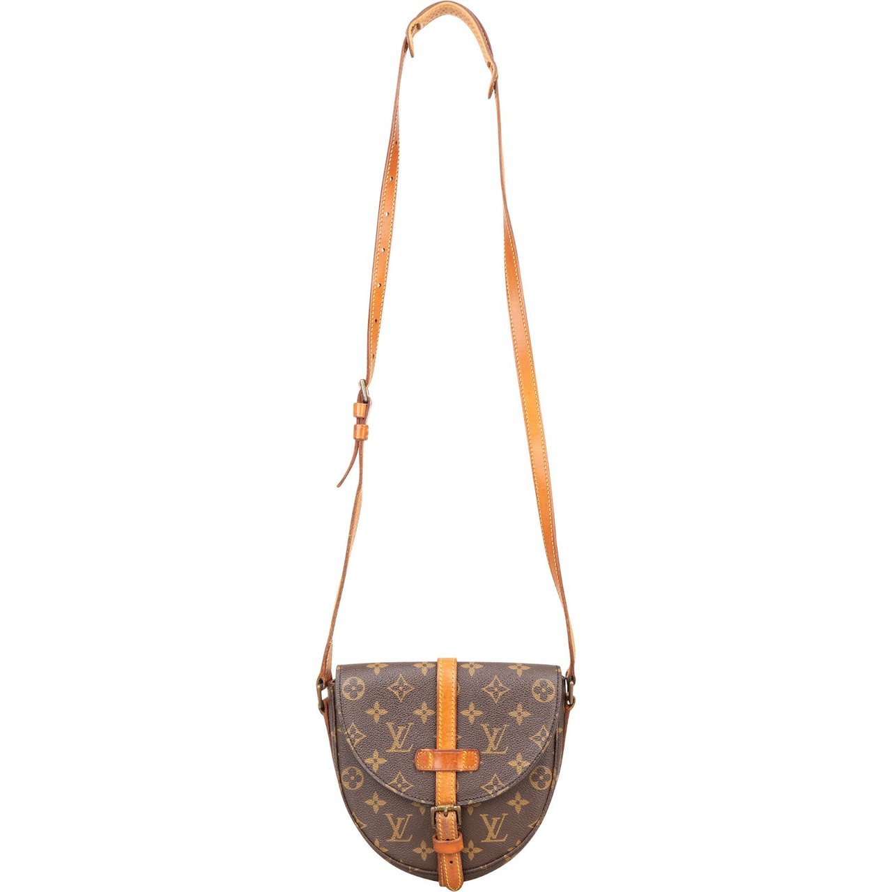 Louis Vuitton Louis Vuitton Monogram Canvas Chantilly PM Crossbody Bag Bruin