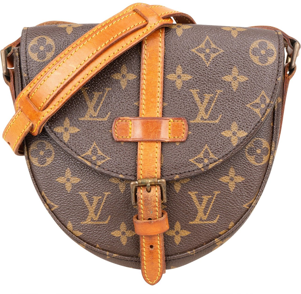 Louis Vuitton Louis Vuitton Monogram Canvas Chantilly PM Crossbody Bag Bruin