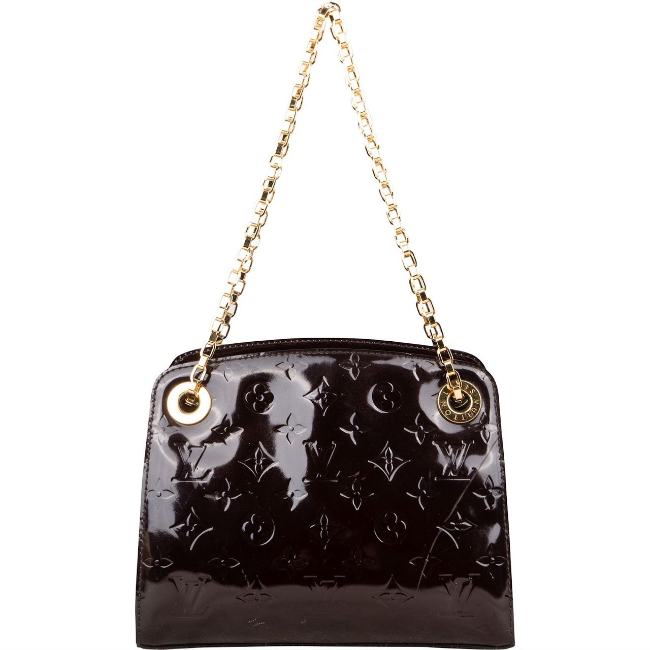 Louis Vuitton Louis Vuitton Monogram Vernis Virginia PM Crossbody Bag Bruin